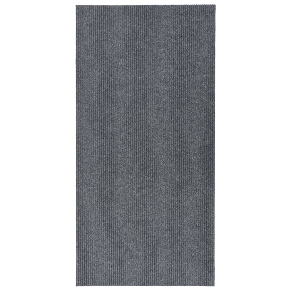 vidaXL Dirt Trapper Carpet Runner Grey Home Kitchen Non-Slip Floor Mat Carpet