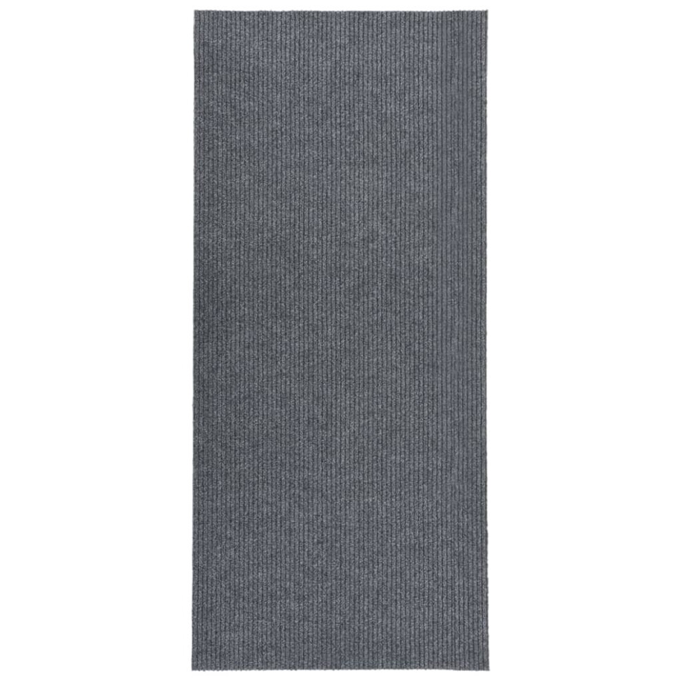 Vidaxl Dirt Trapper Carpet Runner Grey Home Kitchen Non-Slip Floor Mat Carpet