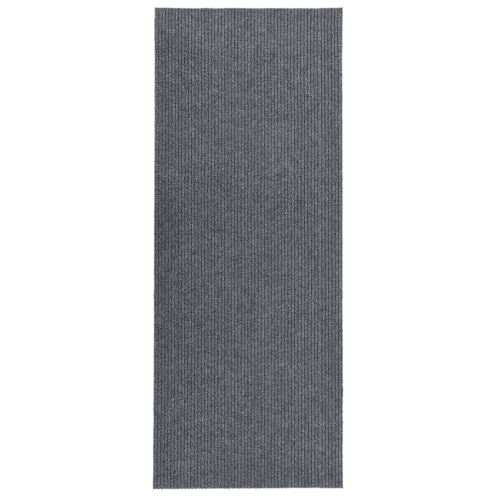 Vidaxl Dirt Trapper Carpet Runner Grey Home Kitchen Non-Slip Floor Mat Carpet