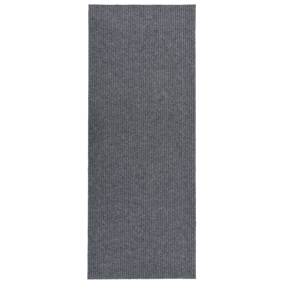 vidaXL Dirt Trapper Carpet Runner Grey Home Kitchen Non-Slip Floor Mat Carpet