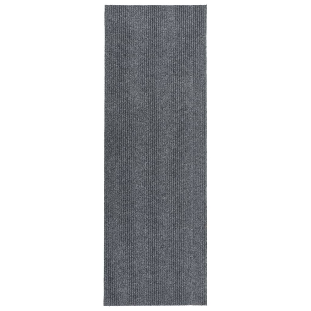 vidaXL Dirt Trapper Carpet Runner Grey Home Kitchen Non-Slip Floor Mat Carpet