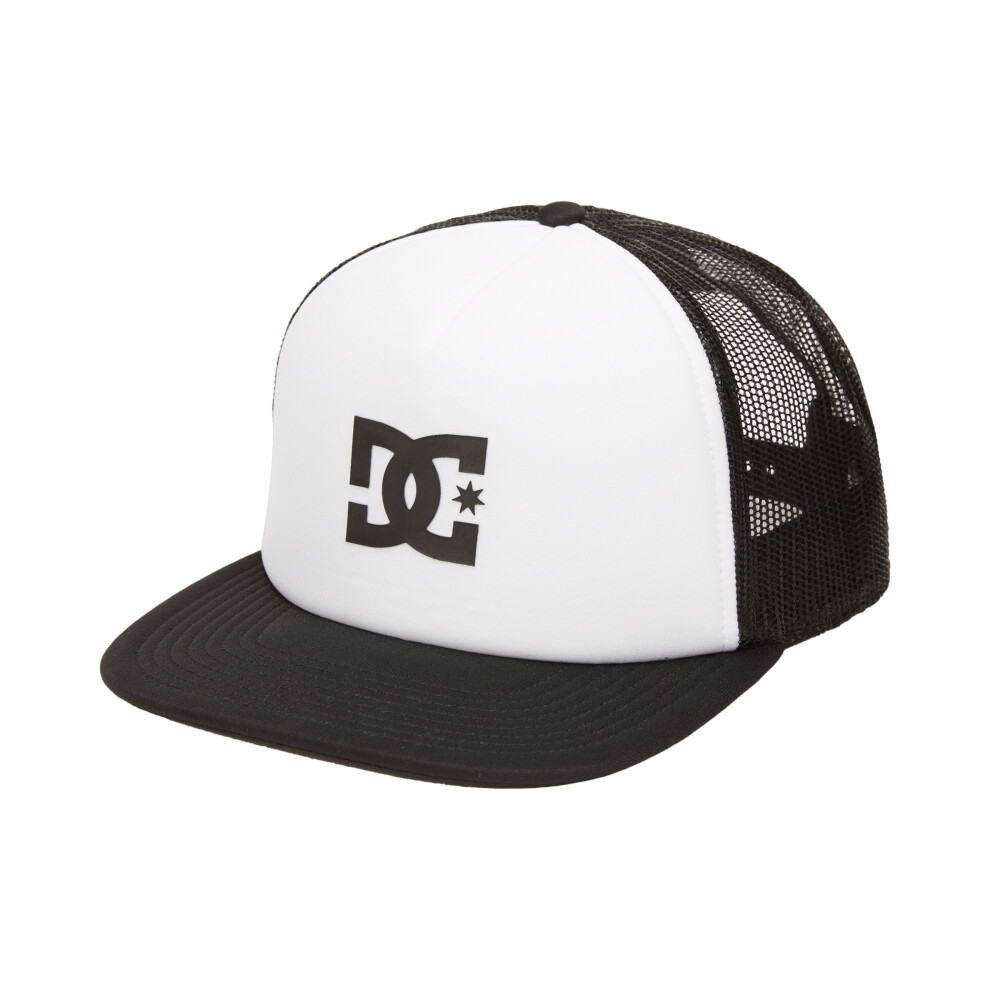 DC Shoes Mens Snapback Trucker Cap ~ Gasstation white