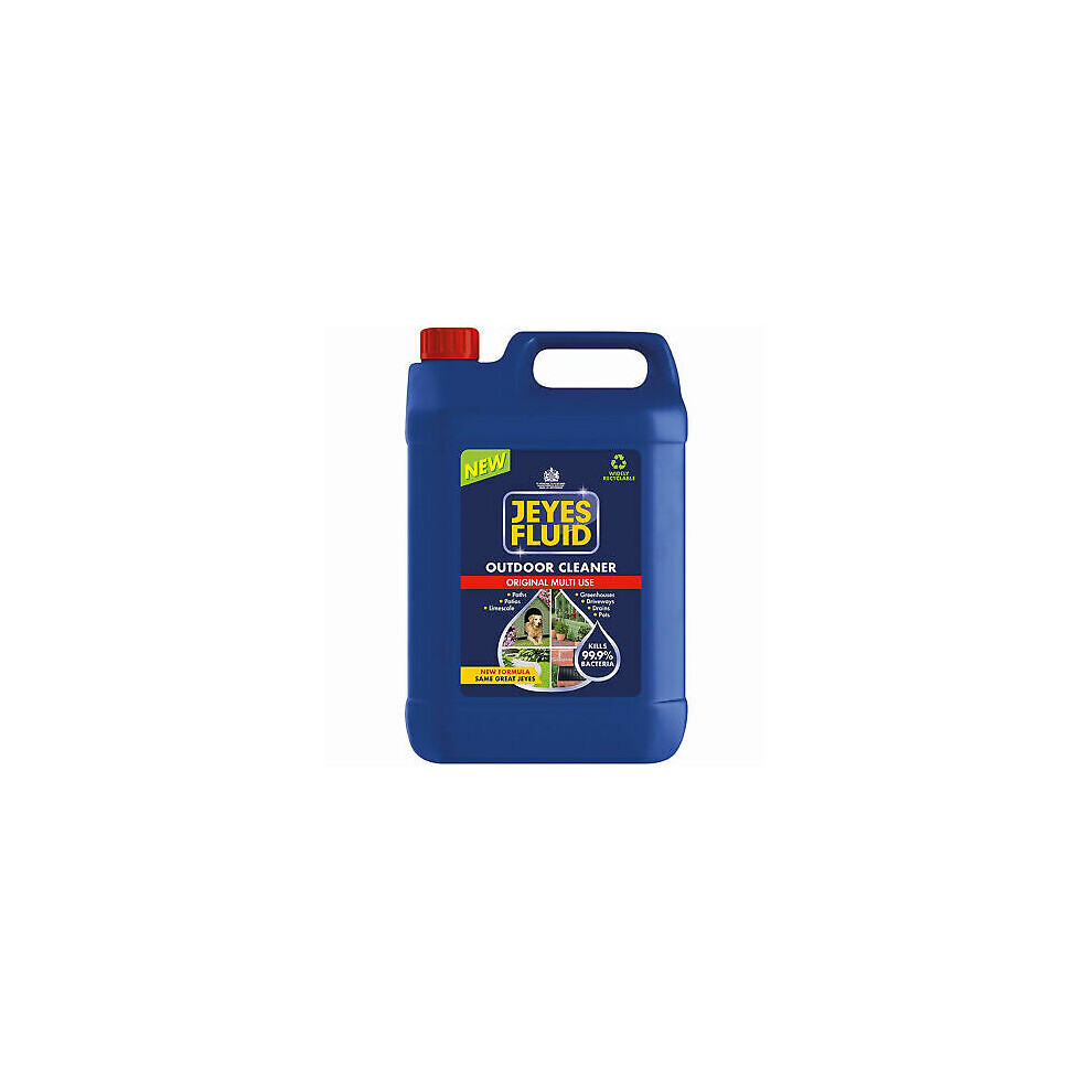 (5 Litre) Jeyes Fluid Strong Disinfectant Cleaner Home, Garden, Patio And Pathways