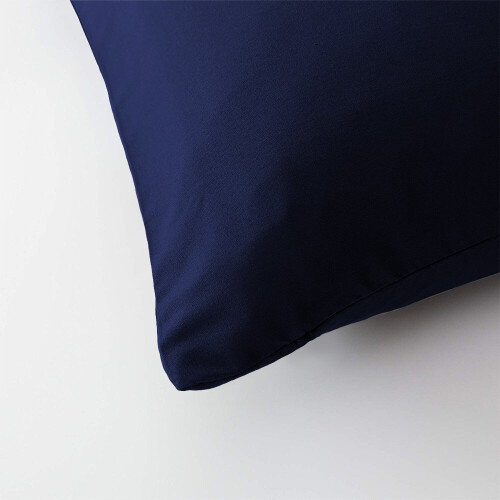 Imperial Rooms (Navy Blue, King) Plain Duvet Cover Single Double King Bed Set Quilt 2
