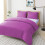 Imperial Rooms (Purple, Single) Plain Duvet Cover Single Double King Bed Set Quilt 6
