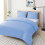 Imperial Rooms (Light Blue, Single) Plain Duvet Cover Single Double King Bed Set Quilt 2