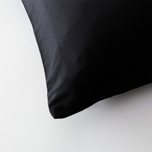 Imperial Rooms (Black , King) Plain Duvet Cover Single Double King Bed Set Quilt 2