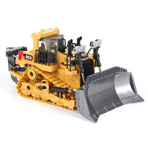 Remote Control RC Construction Bulldozer Toy Tractor Front Loader Excavator 9CH