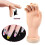 Practice Nail Art Trainer Training Faux Hand Model Gel False Tips Manicure Tools 1