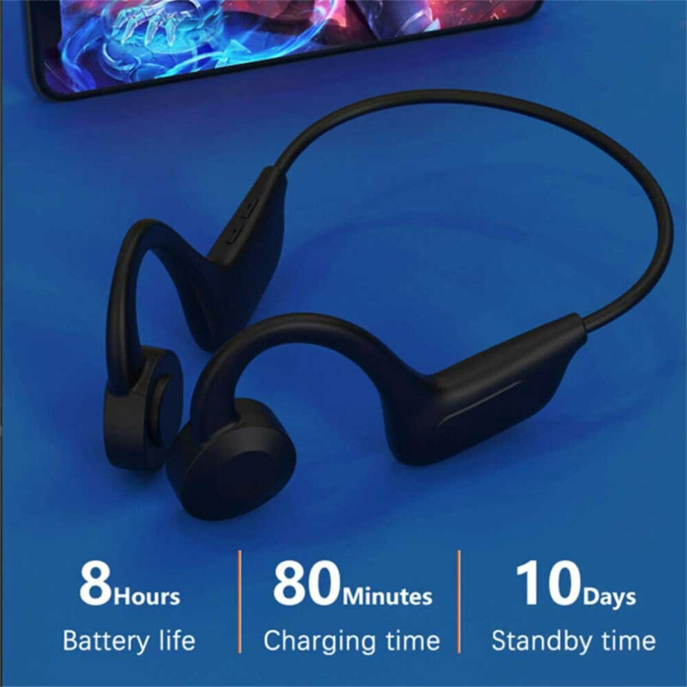 Bone Conduction Bluetooth Earphones Wireless Headset Sport Headphones 7632472459579