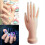 Practice Nail Art Trainer Training Faux Hand Model Gel False Tips Manicure Tools 2