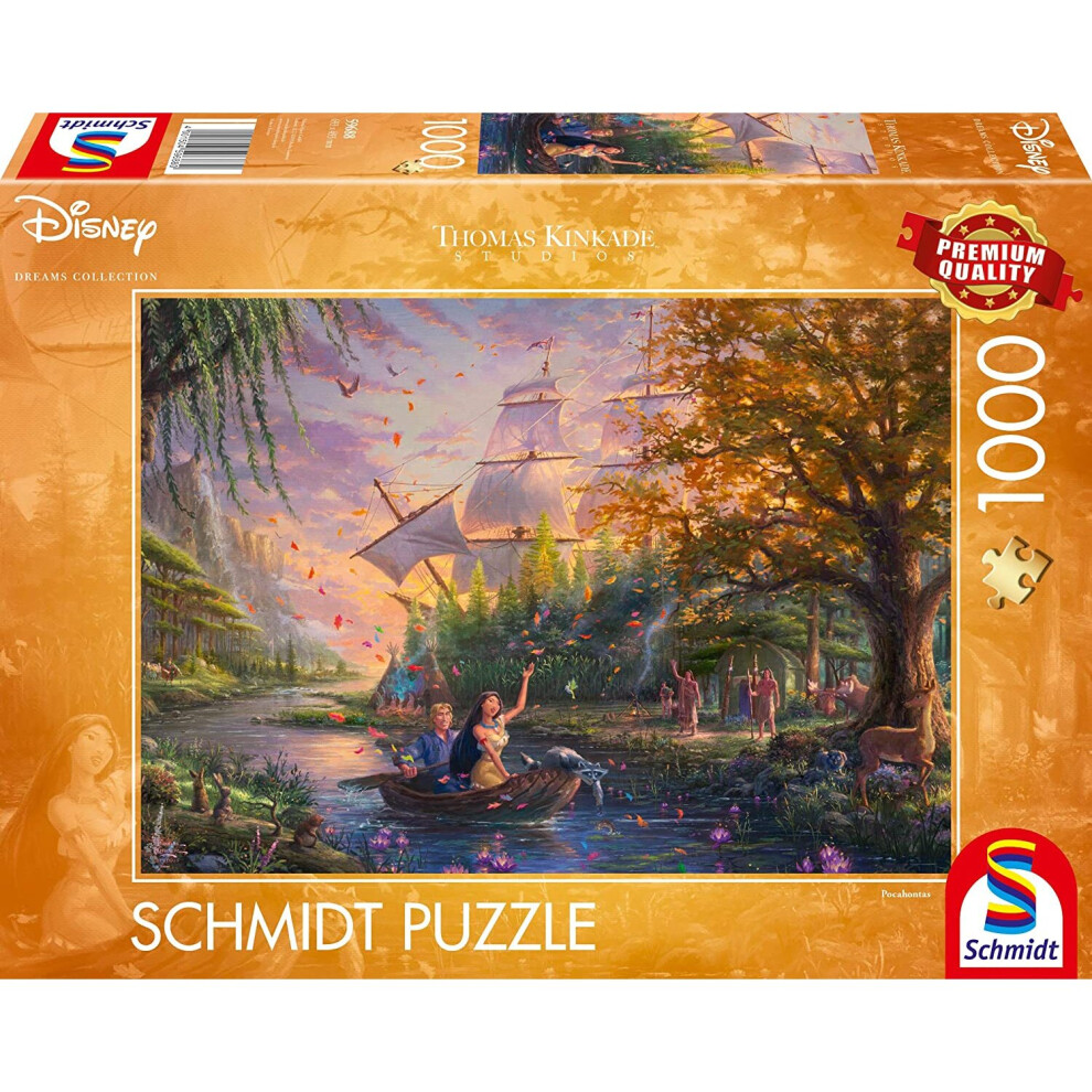 Thomas Kinkade: Disney Pocahontas (2021 Edition) - 1000 Pieces