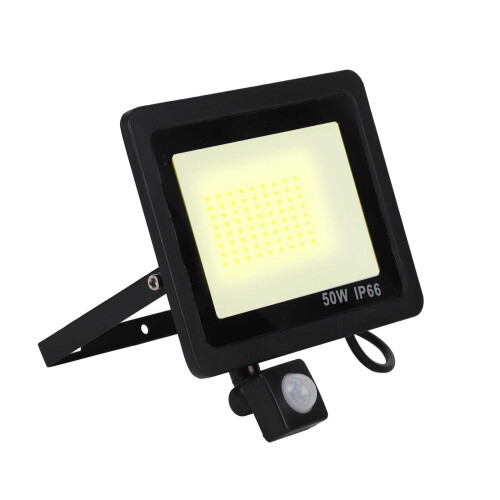 CZHONG-50W LED PIR Sensor Flood Energy Saving Security Lamp Warm Light