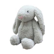 (Gray, 25cm) 40CM Cute Bunny Soft Plush Toy Rabbit Stuffed Animal Baby Kids Gift Animals Doll
