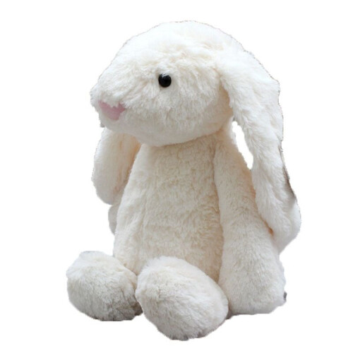 (White, 40cm) 40CM Cute Bunny Soft Plush Toy Rabbit Stuffed Animal Baby ...