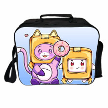 (01) Lankybox Lunch Box Bag Children Cartoon Insulated Keep Cold Warm Picnic Outdoor