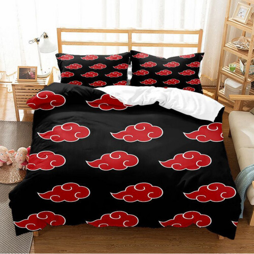(Pattern 10, Single) Naruto Bedding Single Double King Duvet Cover NEW