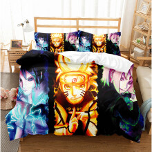 (Pattern 06, Single) Naruto Bedding Single Double King Duvet Cover NEW