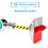 (B) Car Garage Parking Assist Light Traffic Signal Sensor Guide Stop Lamp Model 11