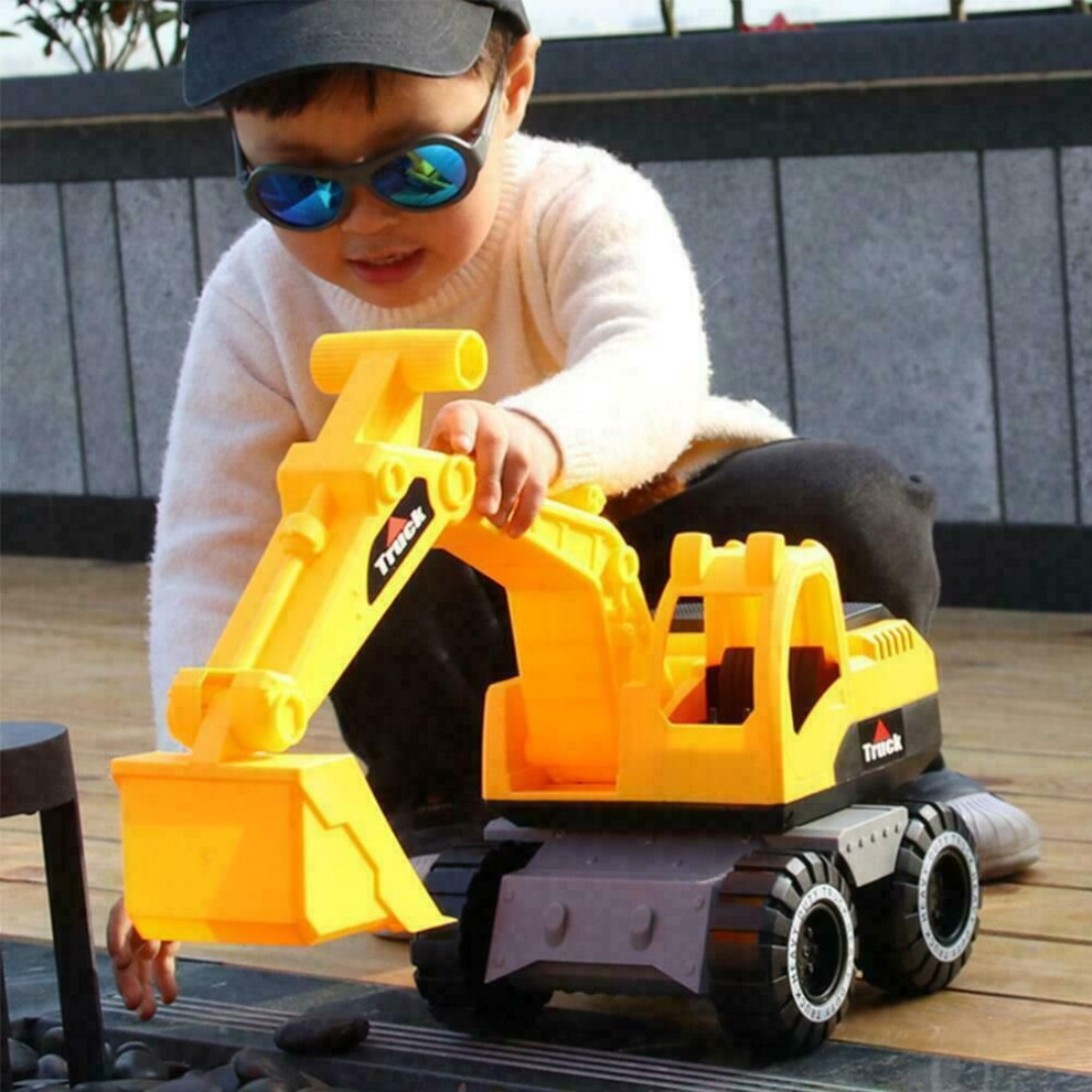 Engineering Construction Truck Excavator Digger Vehicle Car Toy Kids Gift