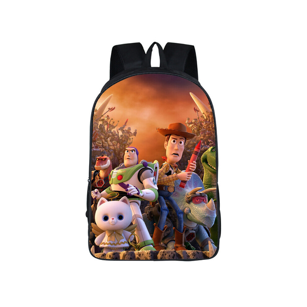 (#14) Toy Story 4 Buzz Woody Forky Kids Children Schoolbag Backpack Travel Bag 16 Inch