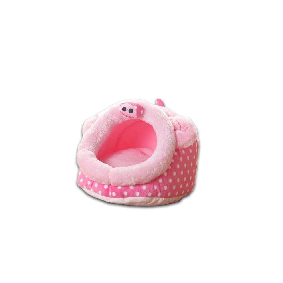 (Pig, XL) Pet House Guinea Pig Ferret Hamster Hedgehogs Rabbit Dutch Rat Small Animal Bed