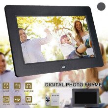 HD Digital Photo Clock MP4 Remote Control Movie Player Picture Frame