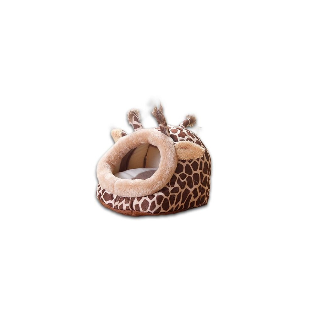 (Giraffe, XL) Pet House Guinea Pig Ferret Hamster Hedgehogs Rabbit Dutch Rat Small Animal Bed