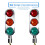 (A) Car Garage Parking Assist Light Traffic Signal Sensor Guide Stop Lamp Model 3