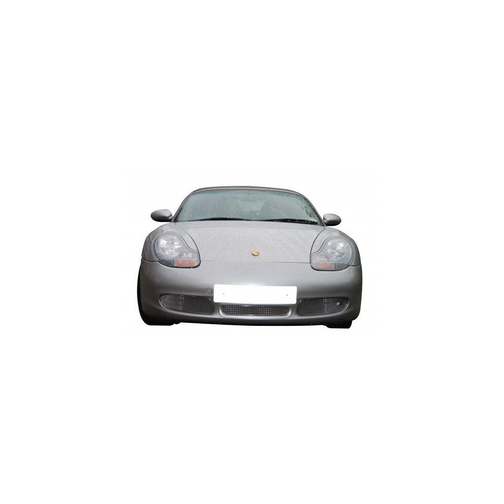 (Silver) Porsche Boxster S 986 - Front Grille Set (1996 To 2004) Silver 5060448592227
