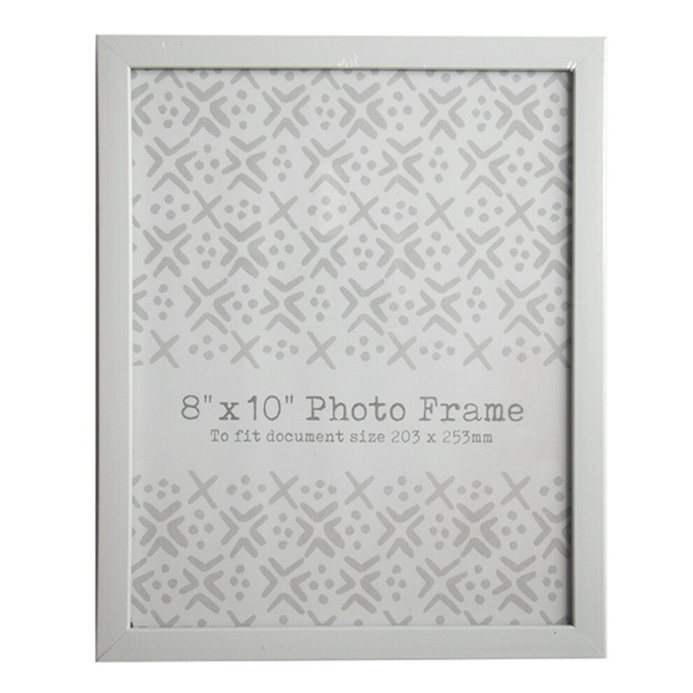 (White) Roden Set of 3 Wooden Photo Frames in a Choice of 4 Colours 10" x 8"-image-OPC-P8PNCTN-NEW