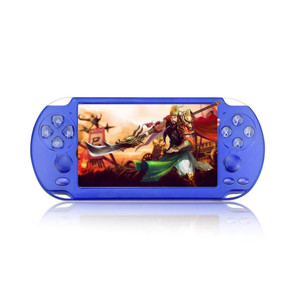 (X9 5.1'' Blue) Handheld PSP Game Console Player Portable Video Game Consoles Christmas Gift