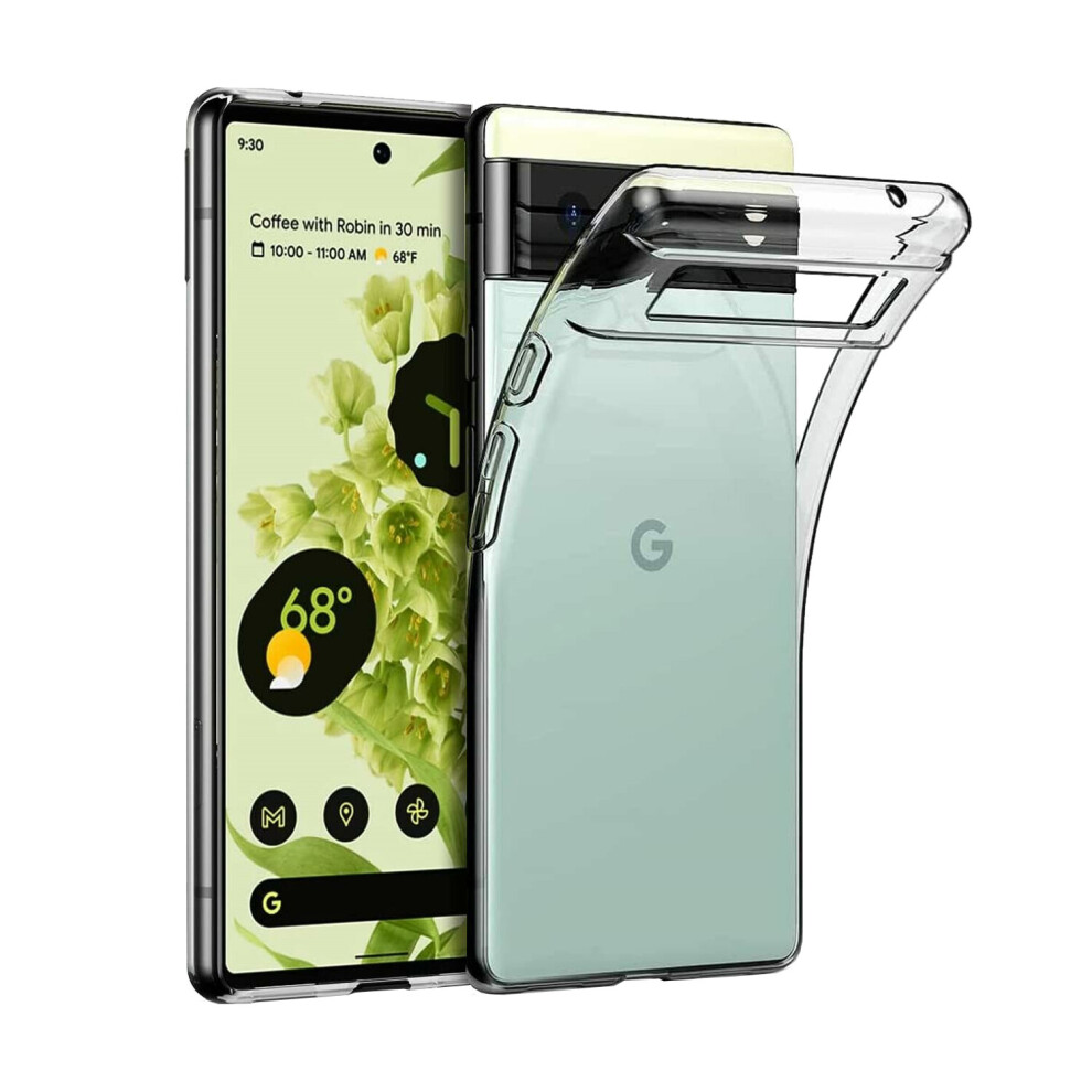 For Google Pixel 6 Pro Case Clear Rugged Silicone Gel Skin Phone Cover