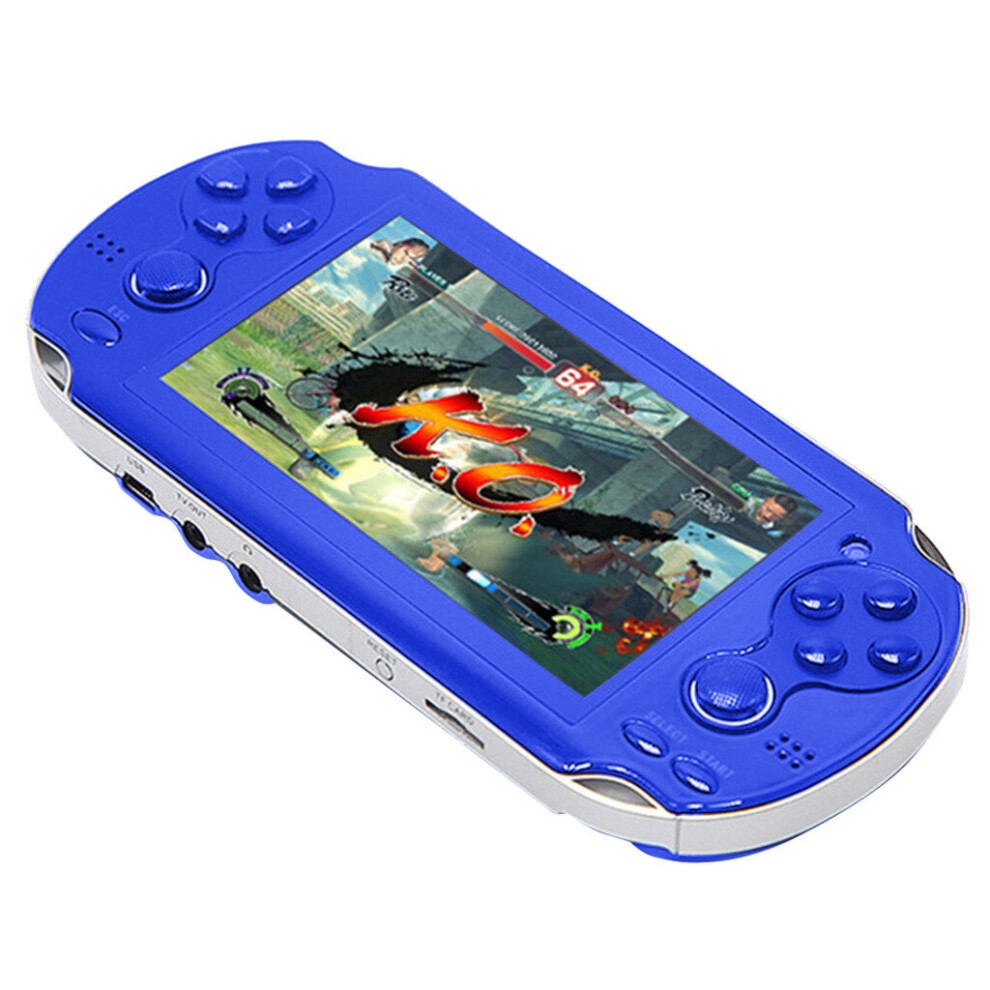 (X7 4.3'' ) Handheld Psp Game Console Player Portable Video Game Consoles Christmas Gift Blue 7552103069659