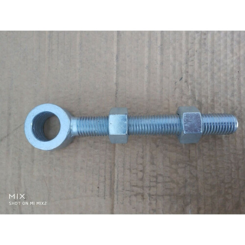 Galvanised 25mm Hole Adjustable Gate Hinge Gate Eye 150mm long on OnBuy