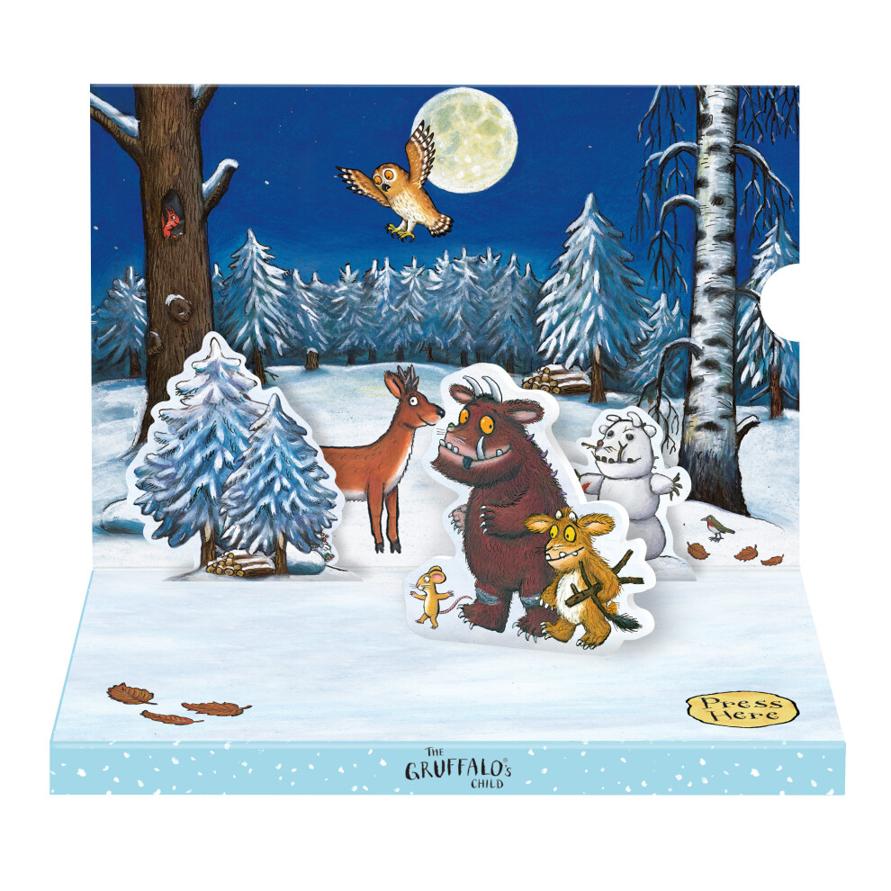 The Gruffalo Music Box Christmas Card Novelty Dancing Musical Pop Up Cards