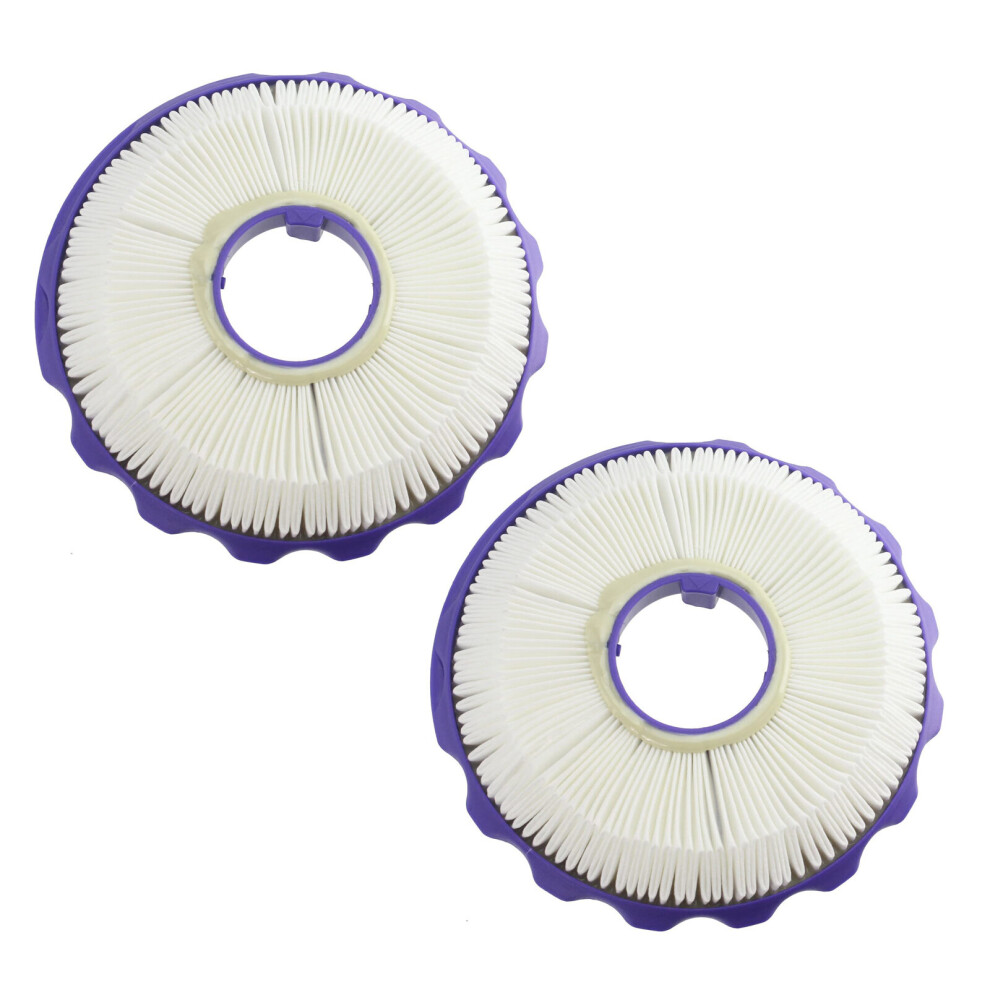 Spares2go Post Motor Filter X 2 Compatible With Dyson Dc40 Animal Multi Floor Vacuum