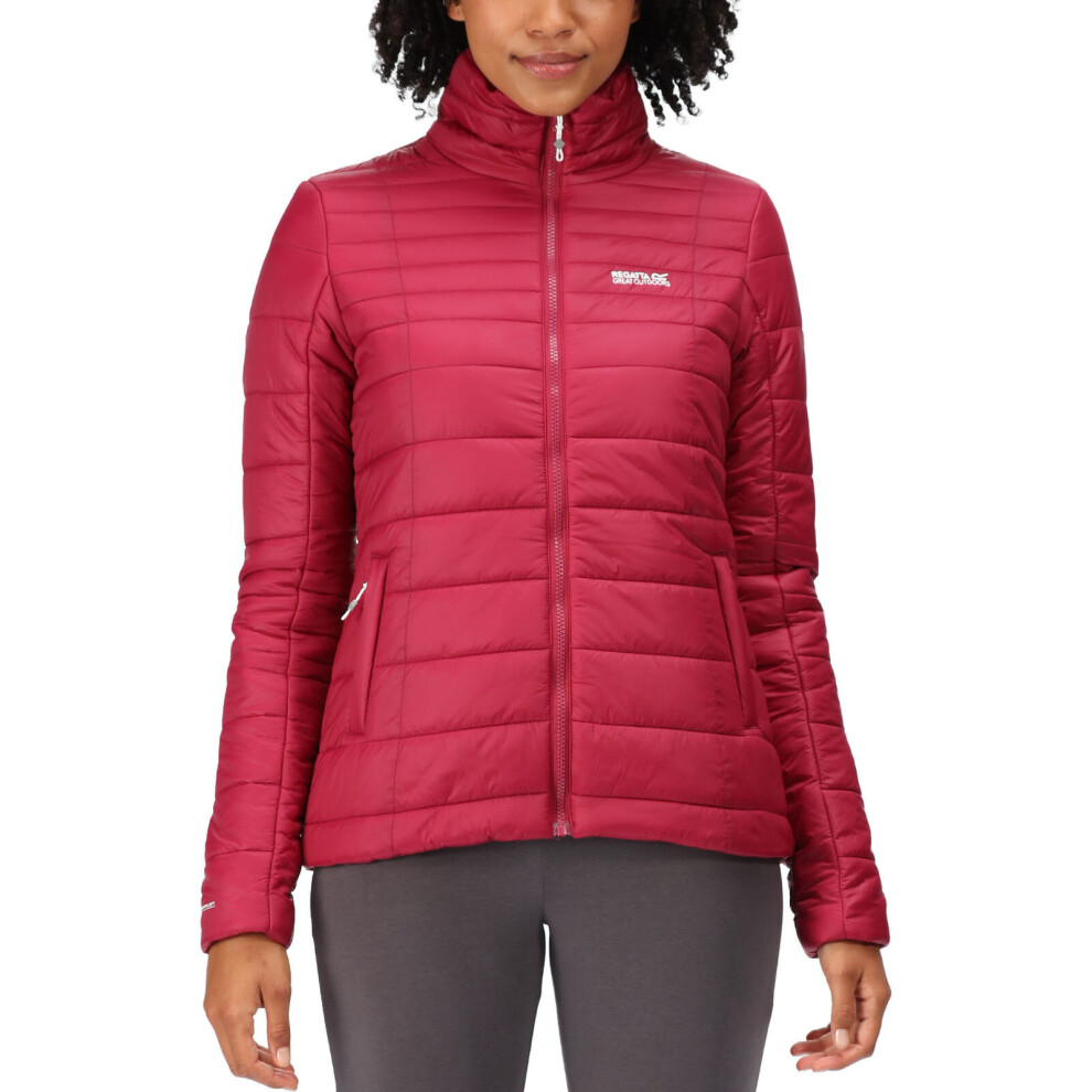 (12 UK, Pink) Regatta Womens Freezeway III Water Repellent Insulated Quilted Jacket