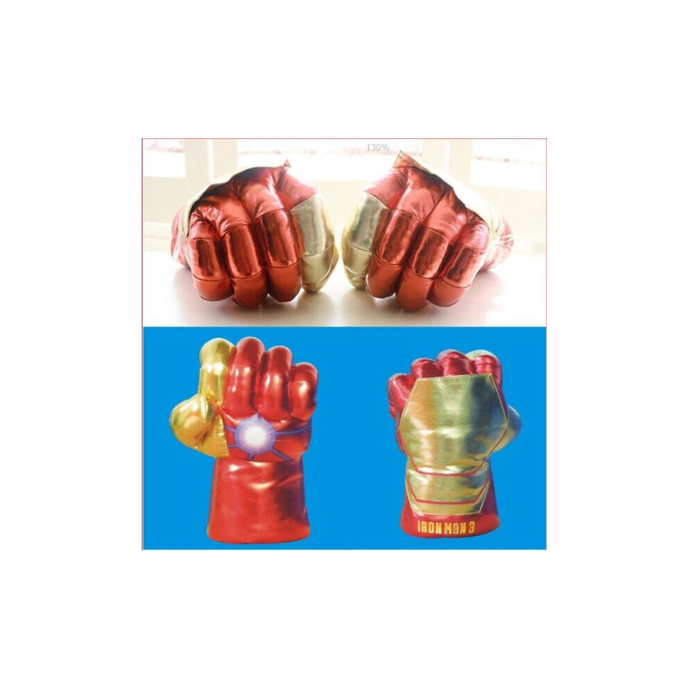 Superhero Gloves Smash Hands Hulk Spider Man Punching Boxing Fists Kids Toy  Gift