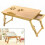 Adjustable Foldable Laptop Desk Notebook Computer Bamboo Table Stand Tray Bed 4