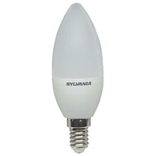 Sylvania Sylvania LED Non-Dimmable Frosted Candle E14 Light Bulb - 6.5W