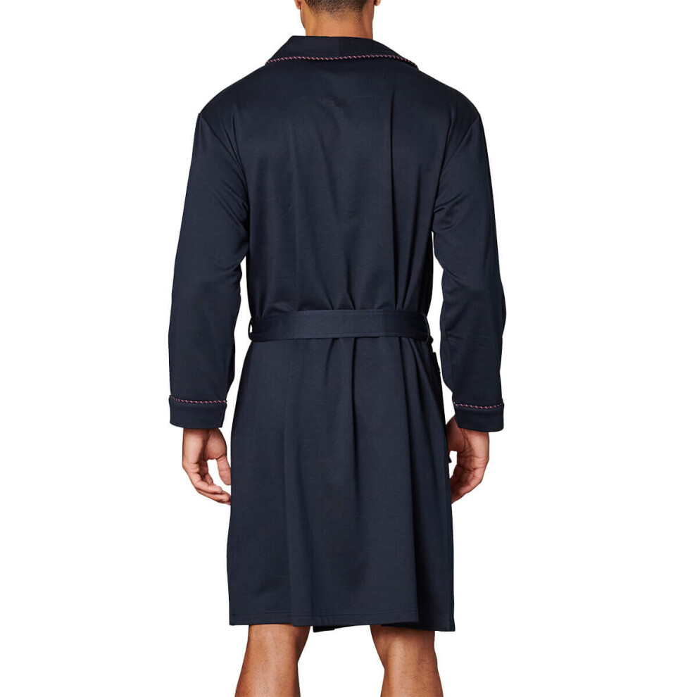 Ted Baker Mens 2021 Brushed Ponte Robe Pockets Contrast Piping Dressing Gown on OnBuy