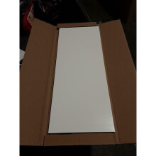 IT Kitchens Santini Gloss White Slab Larder Wall End Panel (H)720mm