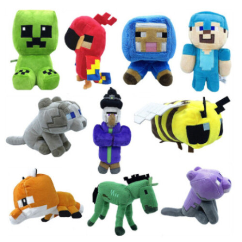 Wholesale Minecraft Plush Toy Pixel 0 to 24 deals Years up Age Range Stuffed & Plu