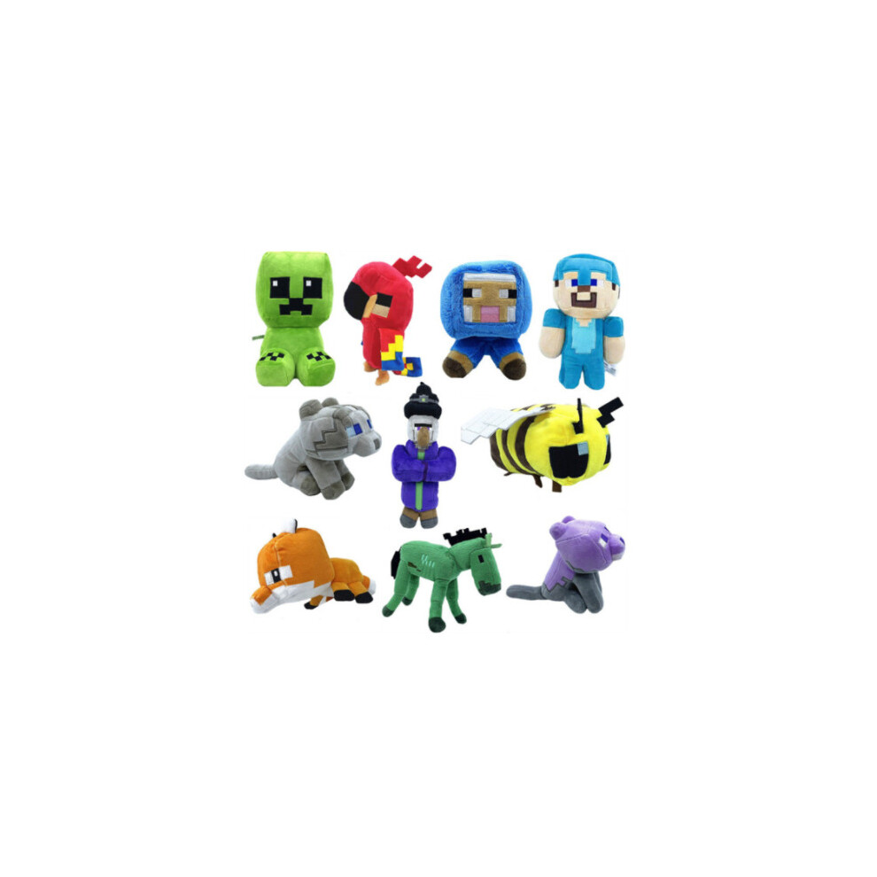 Minecraft Plush Toy Pixel Doll Soft Plush Kids Gift on OnBuy