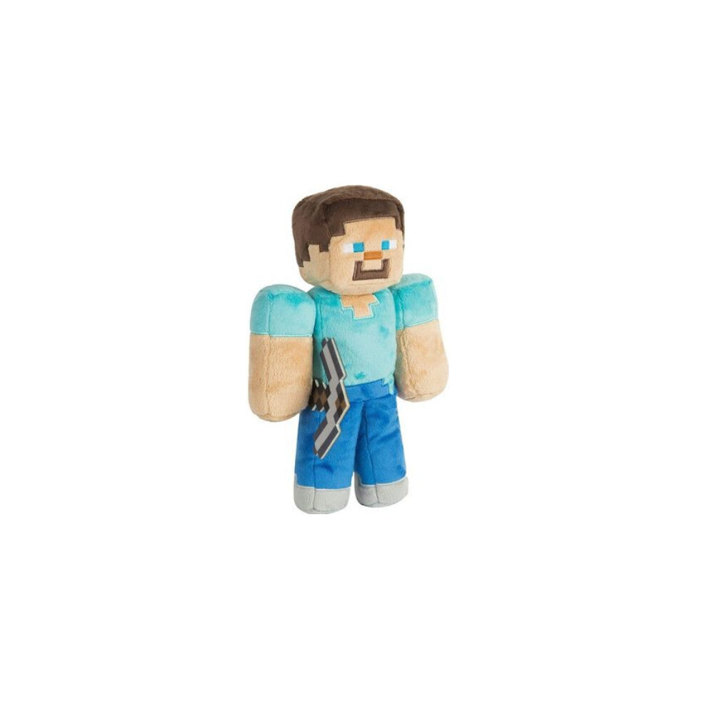 (Pick Steve  30cm) Minecraft Plush Toy Pixel Doll Soft Plush Kids Gift