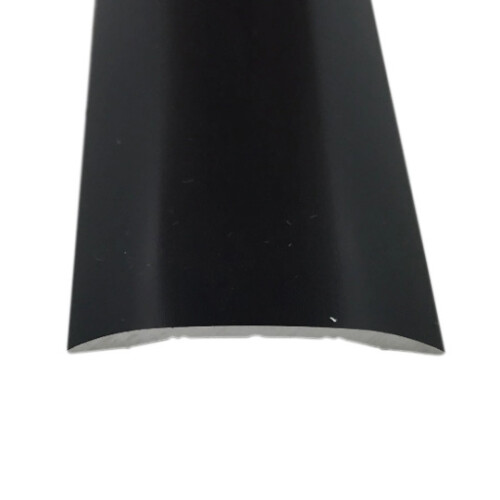 (Black, 9ft) Stick Down Cover Strip for Wood/Laminate/Lino Door Bar Threshold