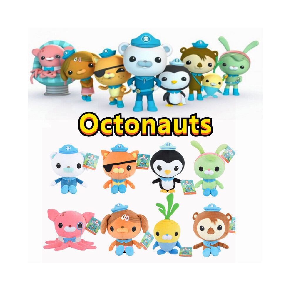 (8pcs Octonauts Set) 8" Octonauts Stuffed Animal Children Christma Toys