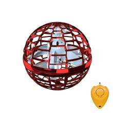 (Red Ball +Free Remote Control) Flying Ball With Remote Control Boomerang Spinner Toy Mini Drone UFO Boy Girl Birthday Gifts Christmas Gifts