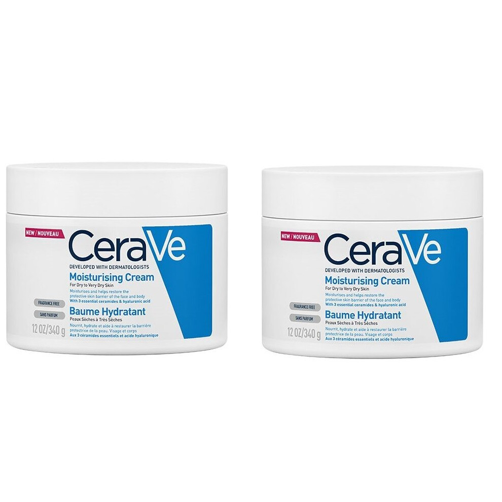 CeraVe Moisturising Cream 340g x 2